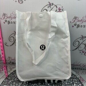 lululemon athletica White Nylon Tote with Logo